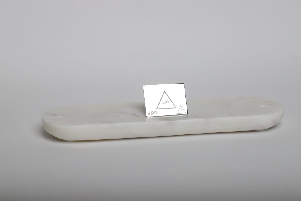 fine silver wallet card image